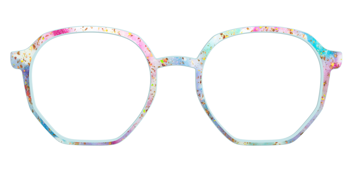 The Pixie Bokeh with Gold Flakes - Front Top Image - Pair Eyewear