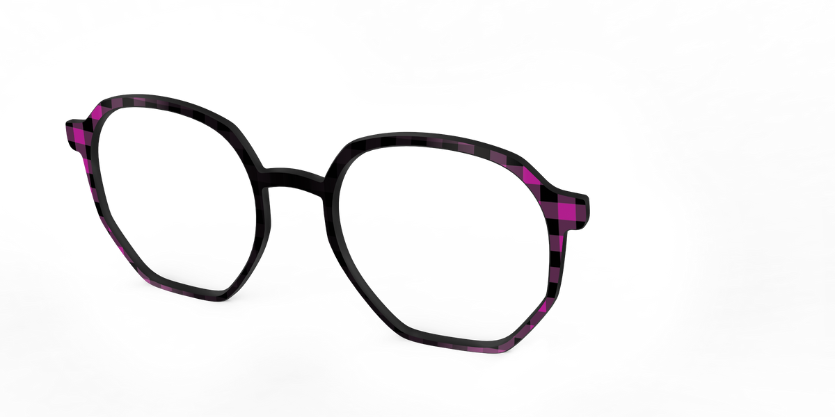 The Reimagined Plaid - Angle Top Image - Pair Eyewear