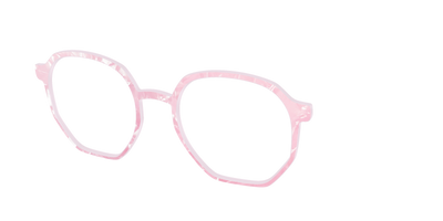 The Rose Quartz Pearl Marble - Angle Top Thumbnail - Pair Eyewear