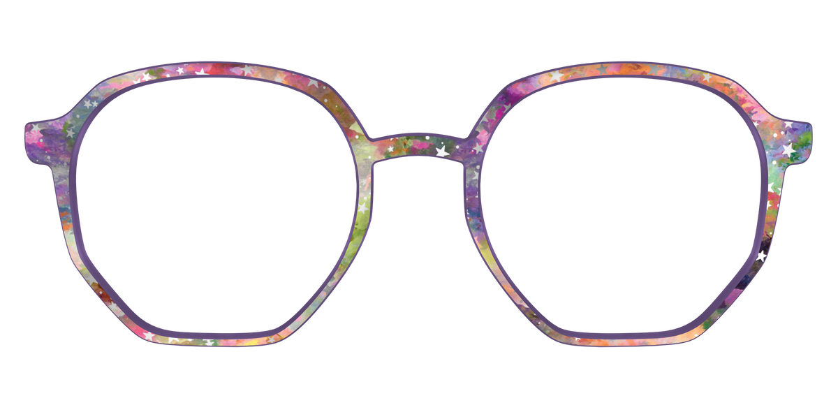 The Silver Foil Starry Sky - Front Top Image - Pair Eyewear