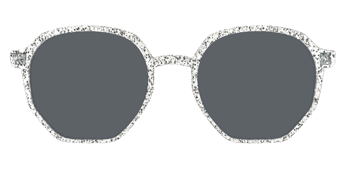 The Polarized Silver Sparkle Sun Top - Front Top Image - Pair Eyewear