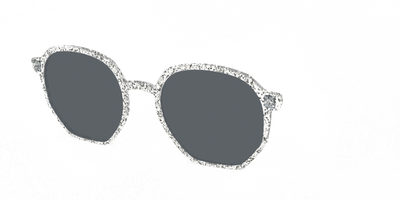 The Polarized Silver Sparkle Sun Top - Angle Top Thumbnail - Pair Eyewear