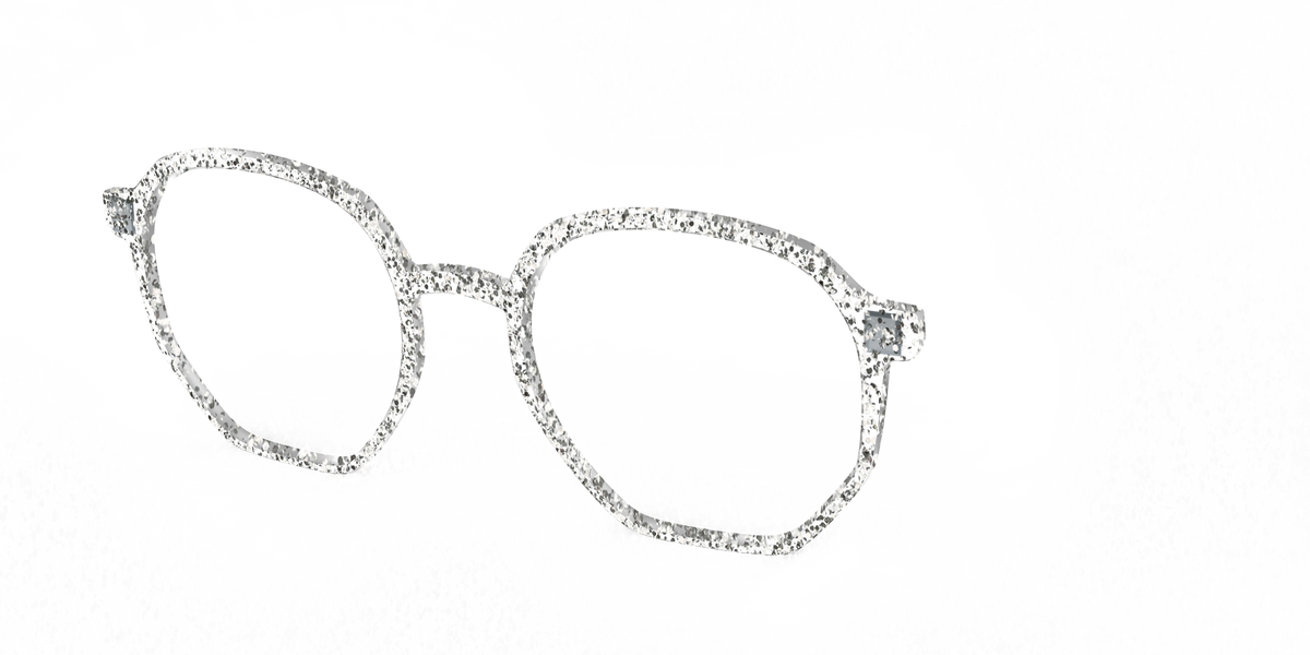 The Silver Sparkle - Angle Top Image - Pair Eyewear