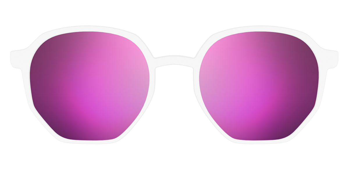 The Polarized White Sun Top - Front Top Image - Pair Eyewear