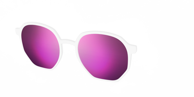 The Polarized White Sun Top - Angle Top Thumbnail - Pair Eyewear