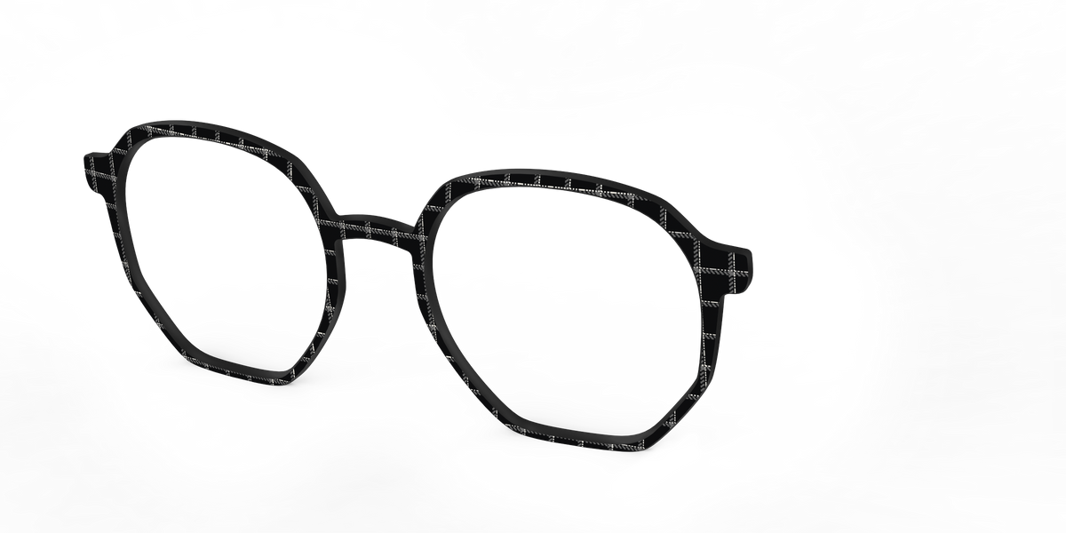 The Windowpane Plaid - Angle Top Image - Pair Eyewear
