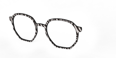 The Zebra Stripes - Angle Top Thumbnail - Pair Eyewear