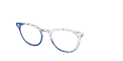 The 76ers Splatter - Angle Top Thumbnail - Pair Eyewear