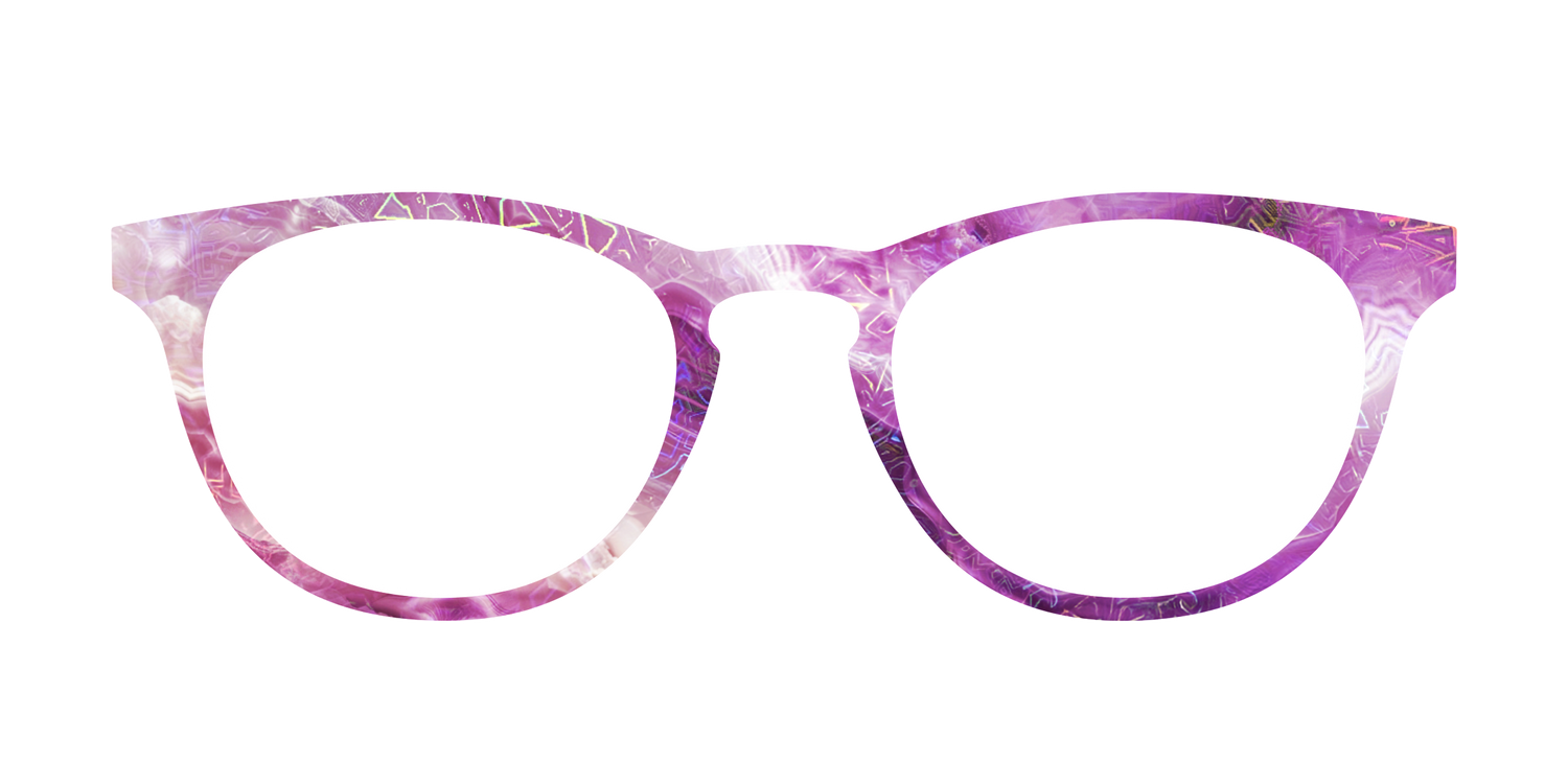 The Amethyst Geode - Front Top Image - Pair Eyewear