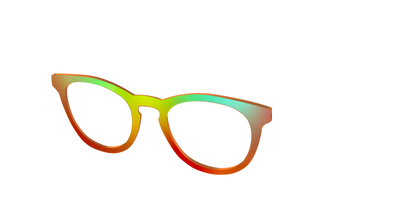The Apricot Ombre - Angle Top Thumbnail - Pair Eyewear