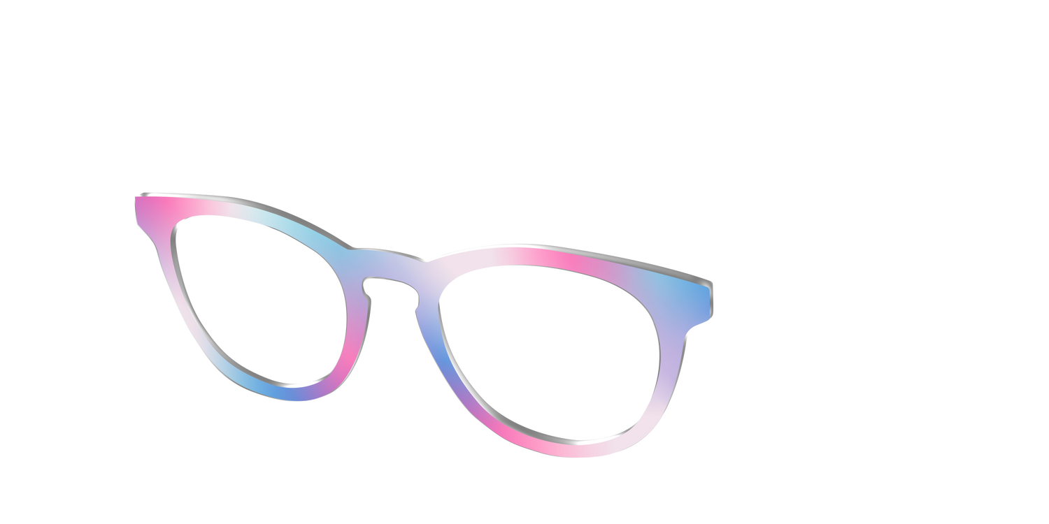 The Bigender Gradient - Angle Top Image - Pair Eyewear