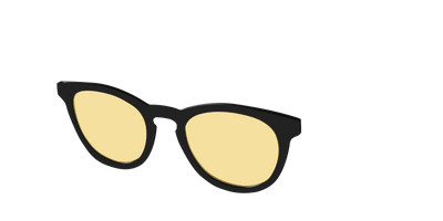 The Black With Citrine Yellow Lens - Angle Top Thumbnail - Pair Eyewear