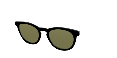 The Black with Green Racquet Sport Lens - Angle Top Thumbnail - Pair Eyewear