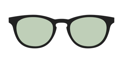 The Black With Sage Green Lens - Front Top Thumbnail - Pair Eyewear
