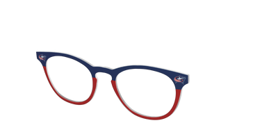 The Blue Jackets® Split - Angle Top Thumbnail - Pair Eyewear