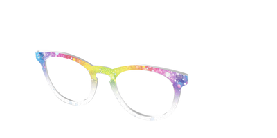 The Bold Bokeh Glitter Crystal - Angle Top Thumbnail - Pair Eyewear
