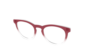 The Burgundy Gradient Crystal - Angle Top Thumbnail - Pair Eyewear