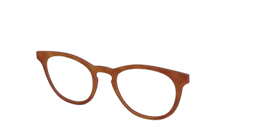 The Burnt Orange Basketweave - Angle Top Thumbnail - Pair Eyewear