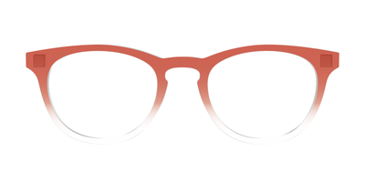 The Burnt Orange Gradient Crystal - Front Top Thumbnail - Pair Eyewear