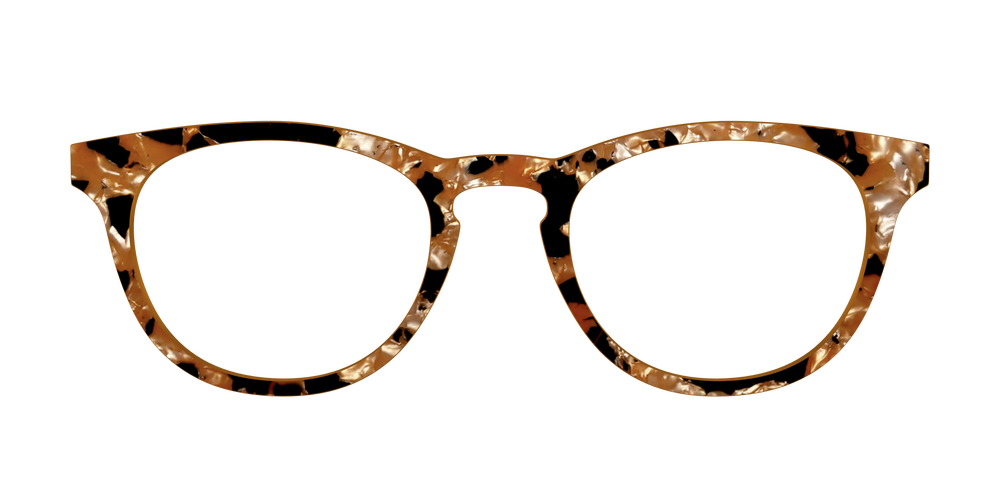 The Polarized Cookie Dough Tortoise & Plaid Split Sun Top