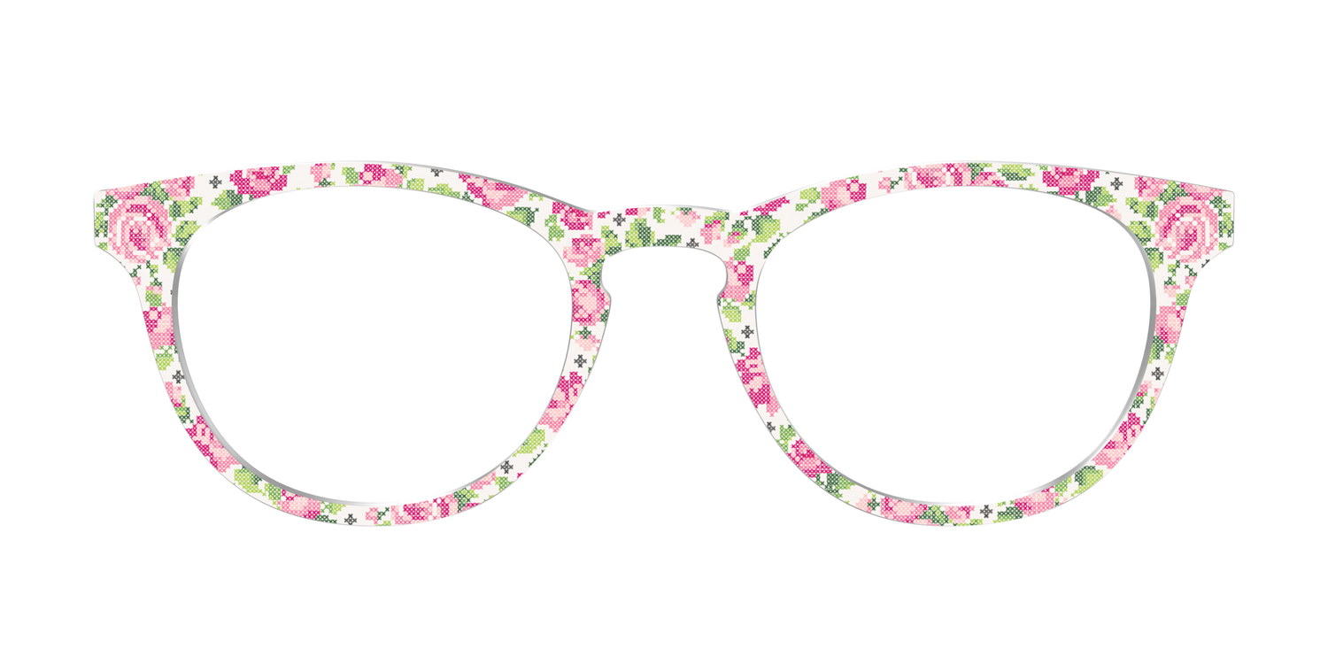 The Cross-Stitch Petals - Front Top Image - Pair Eyewear