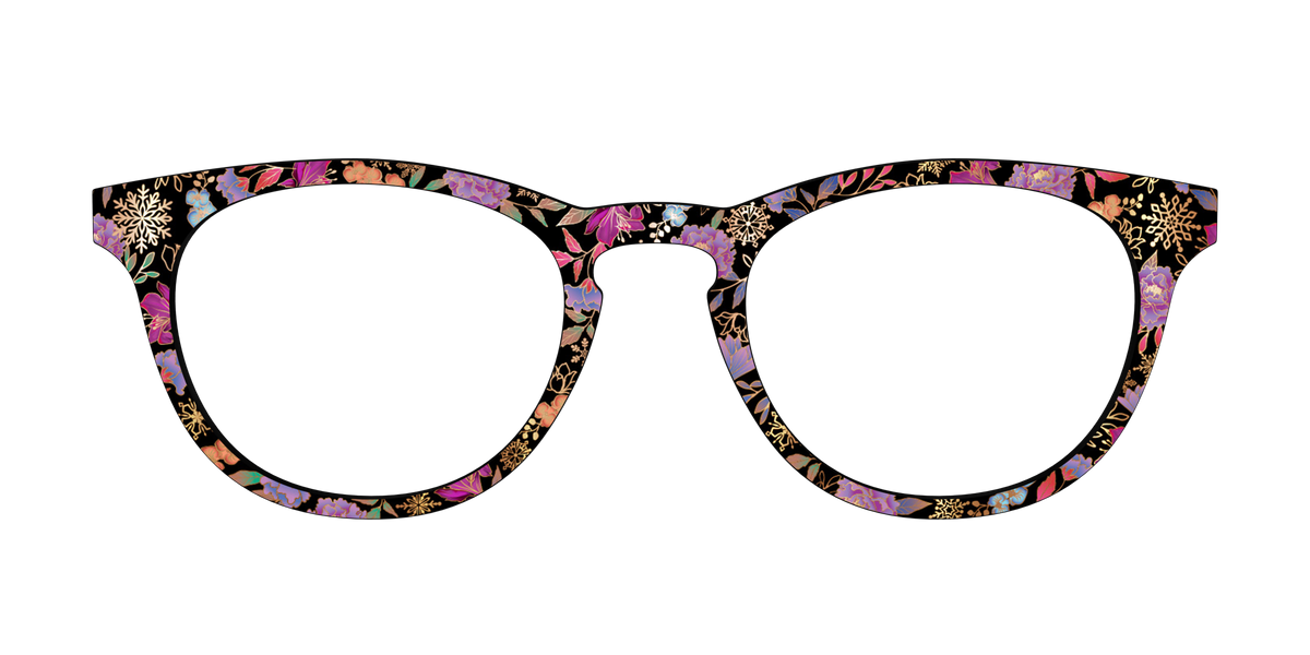 The Frosted Blossom Garden with Foil - Front Top Image - Pair Eyewear