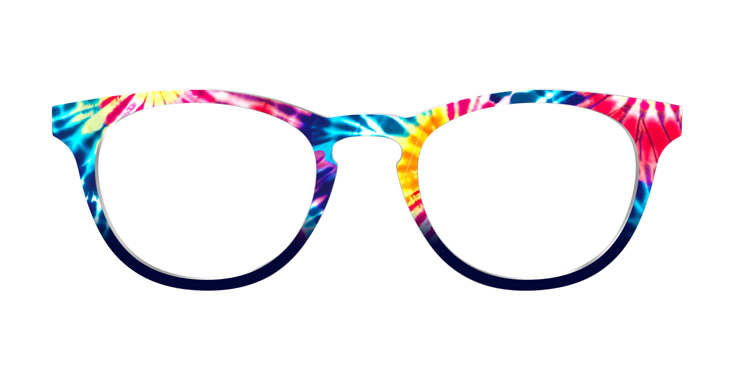 The Funky Tie-Dye - Front Top Image - Pair Eyewear