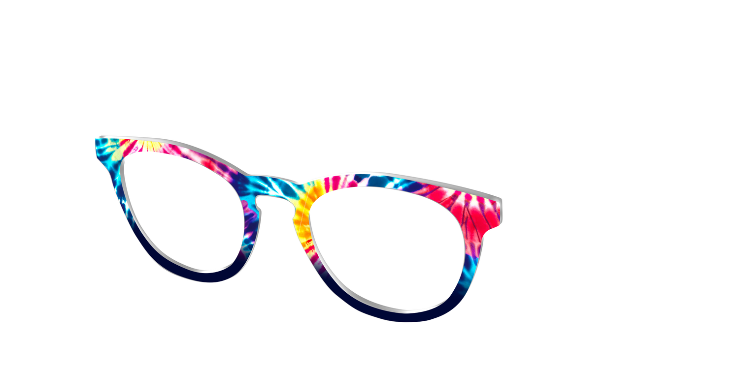 The Funky Tie-Dye - Angle Top Image - Pair Eyewear