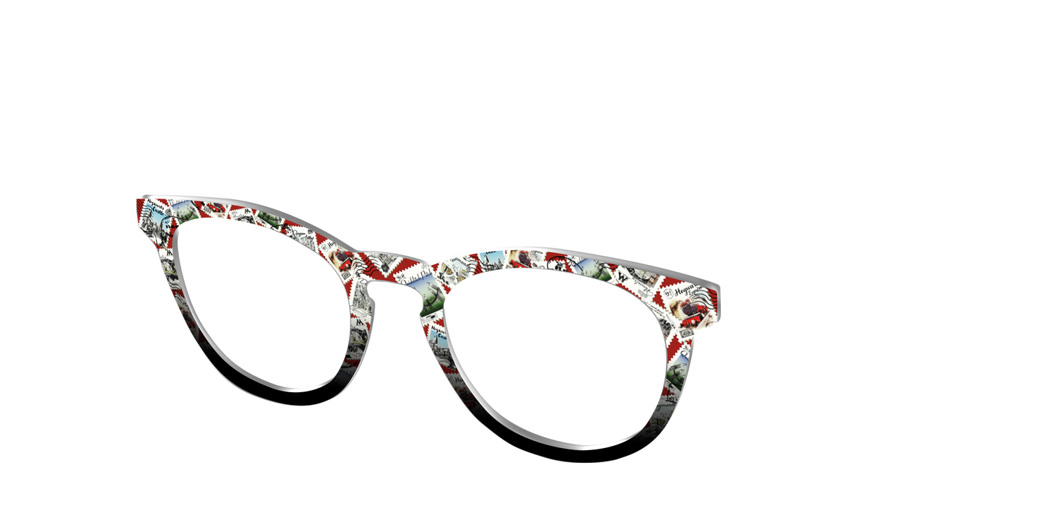 The Hogwarts™ Stamps - Angle Top Image - Pair Eyewear