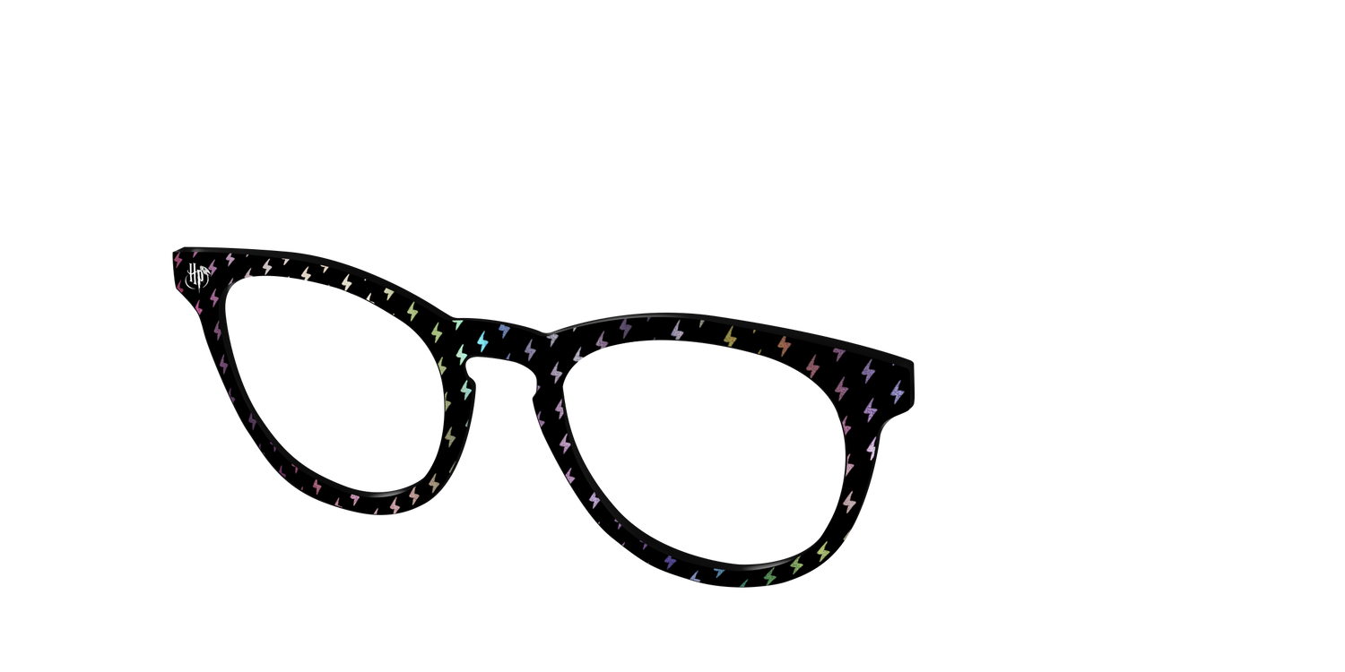 The Holographic Lightning Bolts - Angle Top Image - Pair Eyewear