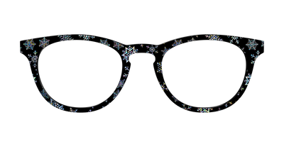The Holographic Snowflakes - Front Top Thumbnail - Pair Eyewear
