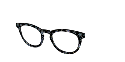The Holographic Snowflakes - Angle Top Thumbnail - Pair Eyewear