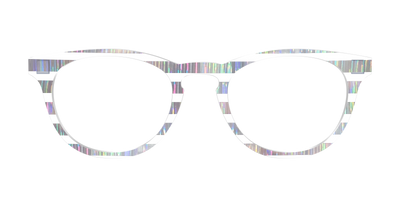 The Holographic Stripes Crystal - Front Top Thumbnail - Pair Eyewear