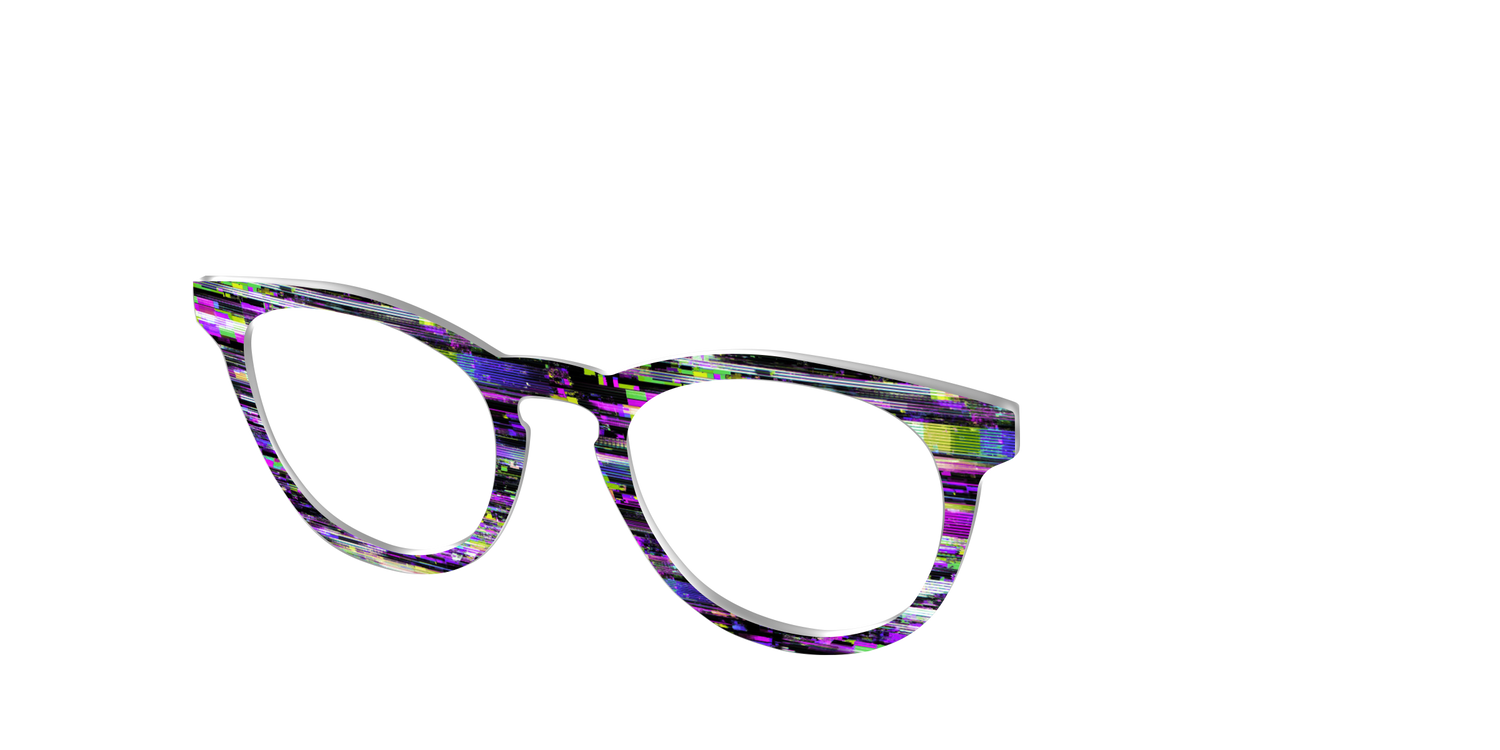 The Horror Film Glitch - Angle Top Image - Pair Eyewear
