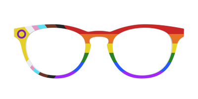 The Intersex Inclusive Pride Flag - Front Top Thumbnail - Pair Eyewear