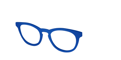The Matte Indigo - Angle Top Thumbnail - Pair Eyewear