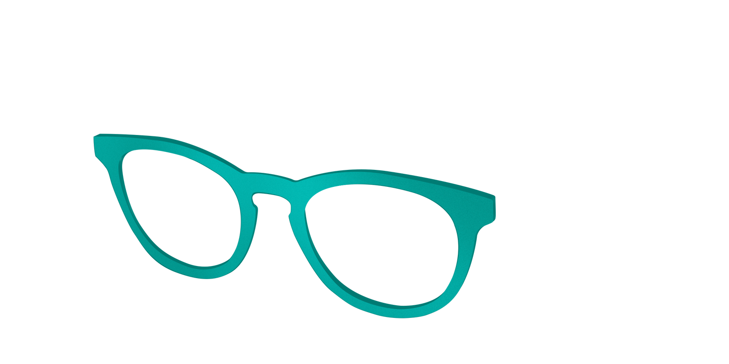 The Matte Jade - Angle Top Image - Pair Eyewear
