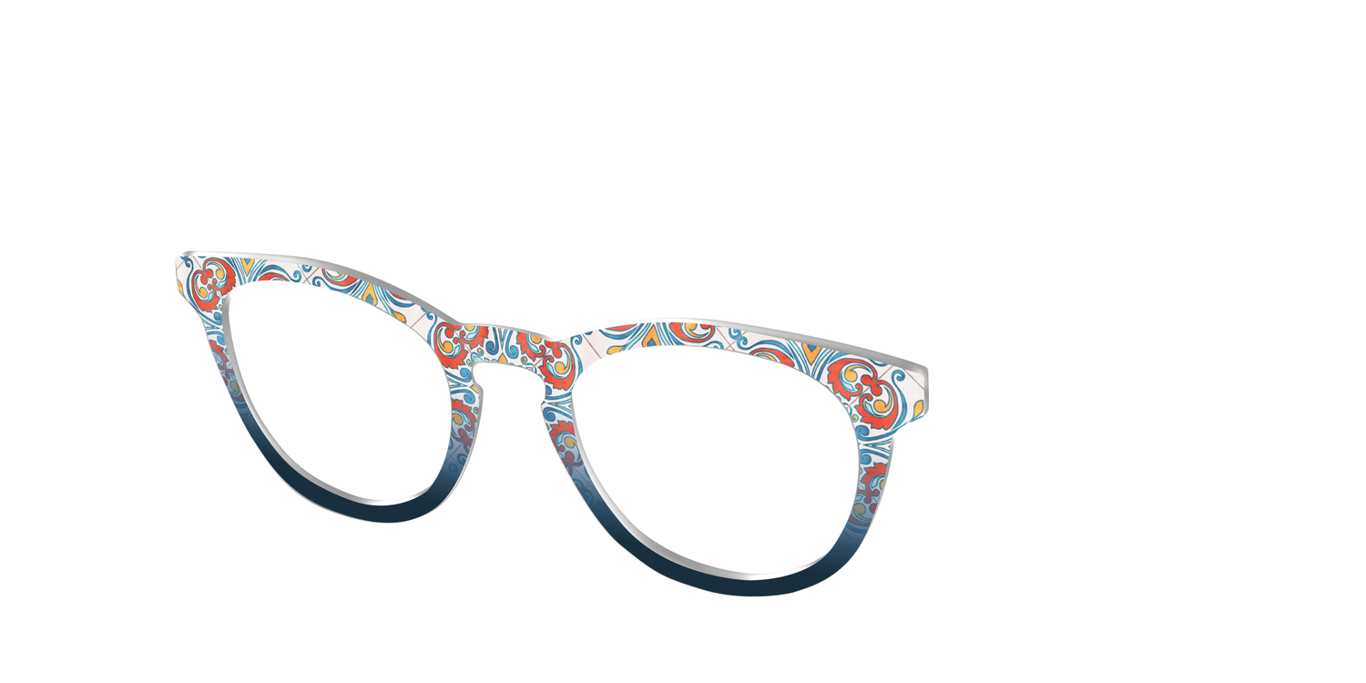The Mediterranean Tile - Angle Top Image - Pair Eyewear