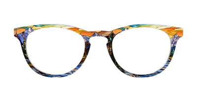 The Mountainscape Stained Glass - Front Top Thumbnail - Pair Eyewear
