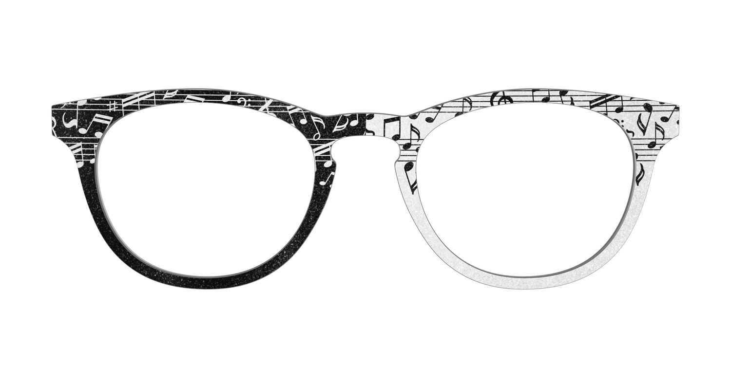 The Musical Shimmer Split - Front Top Image - Pair Eyewear