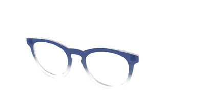 The Navy Gradient Crystal - Angle Top Thumbnail - Pair Eyewear