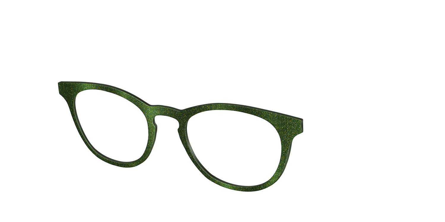 The Olive Shimmer - Angle Top Image - Pair Eyewear