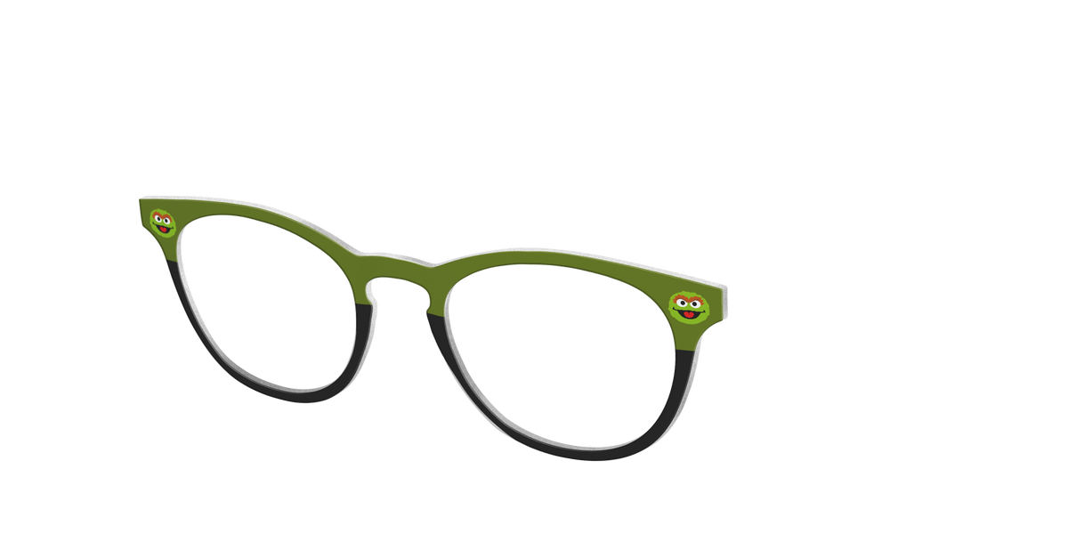 The Oscar the Grouch - Angle Top Image - Pair Eyewear