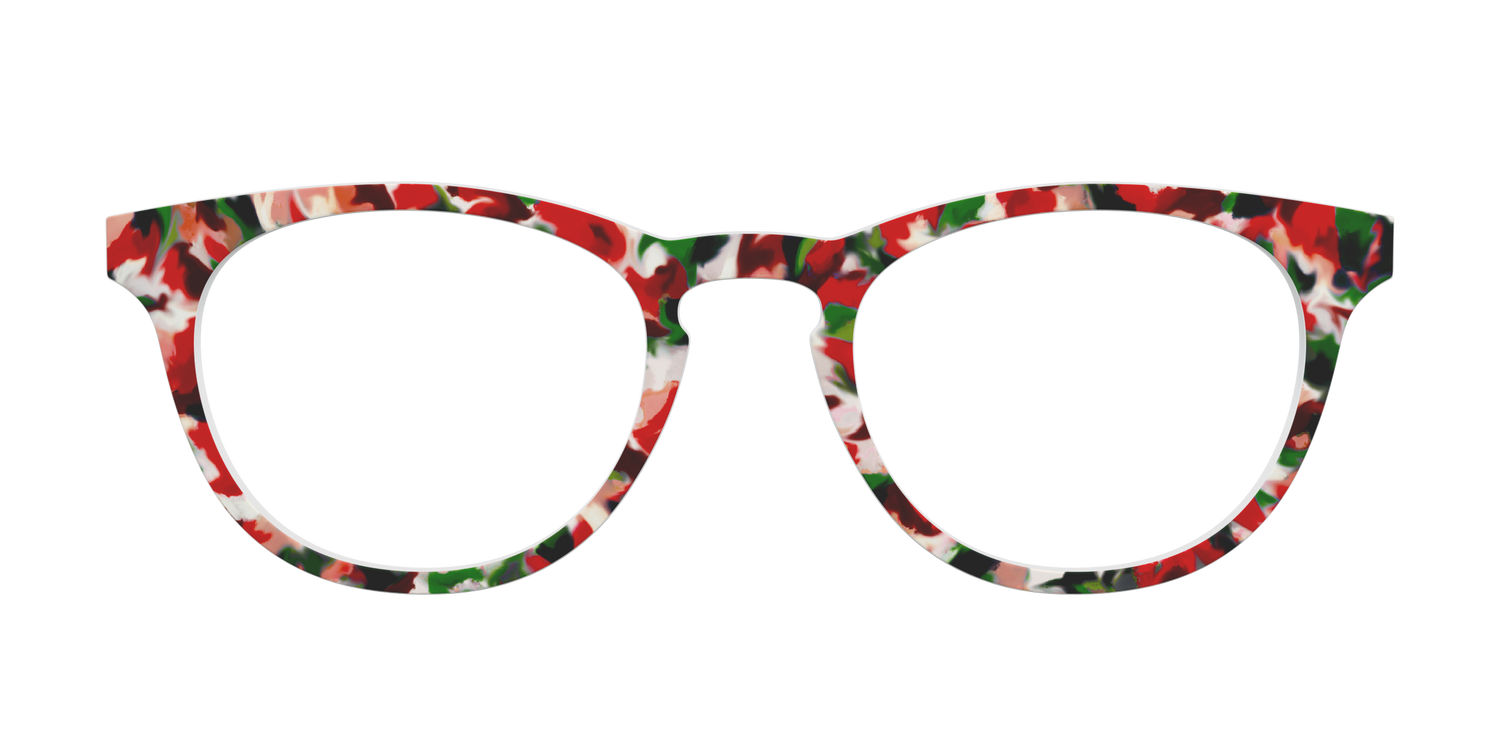 The Peppermint Bark Tort - Front Top Image - Pair Eyewear