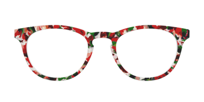 The Peppermint Bark Tort - Front Top Thumbnail - Pair Eyewear