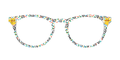 Pikachu Doodle - Front Top Thumbnail - Pair Eyewear
