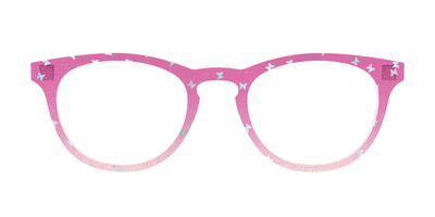 The Pink Butterfly Sparkle Crystal - Front Top Thumbnail - Pair Eyewear