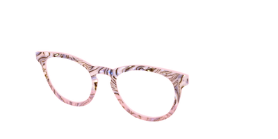 The Pink Conch Shell Pearl Crystal Split - Angle Top Thumbnail - Pair Eyewear