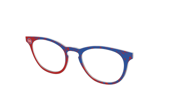 The Pistons Splatter - Angle Top Thumbnail - Pair Eyewear