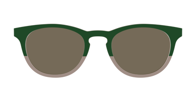 The Polarized Cedar & Sap Crystal Split Sun Top - Front Top Thumbnail - Pair Eyewear